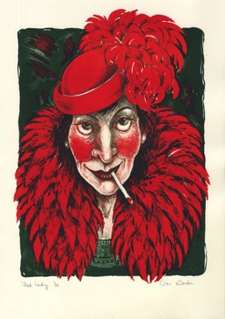Gini Wade
'Red Lady'
Lithograph
445mm x 315mm